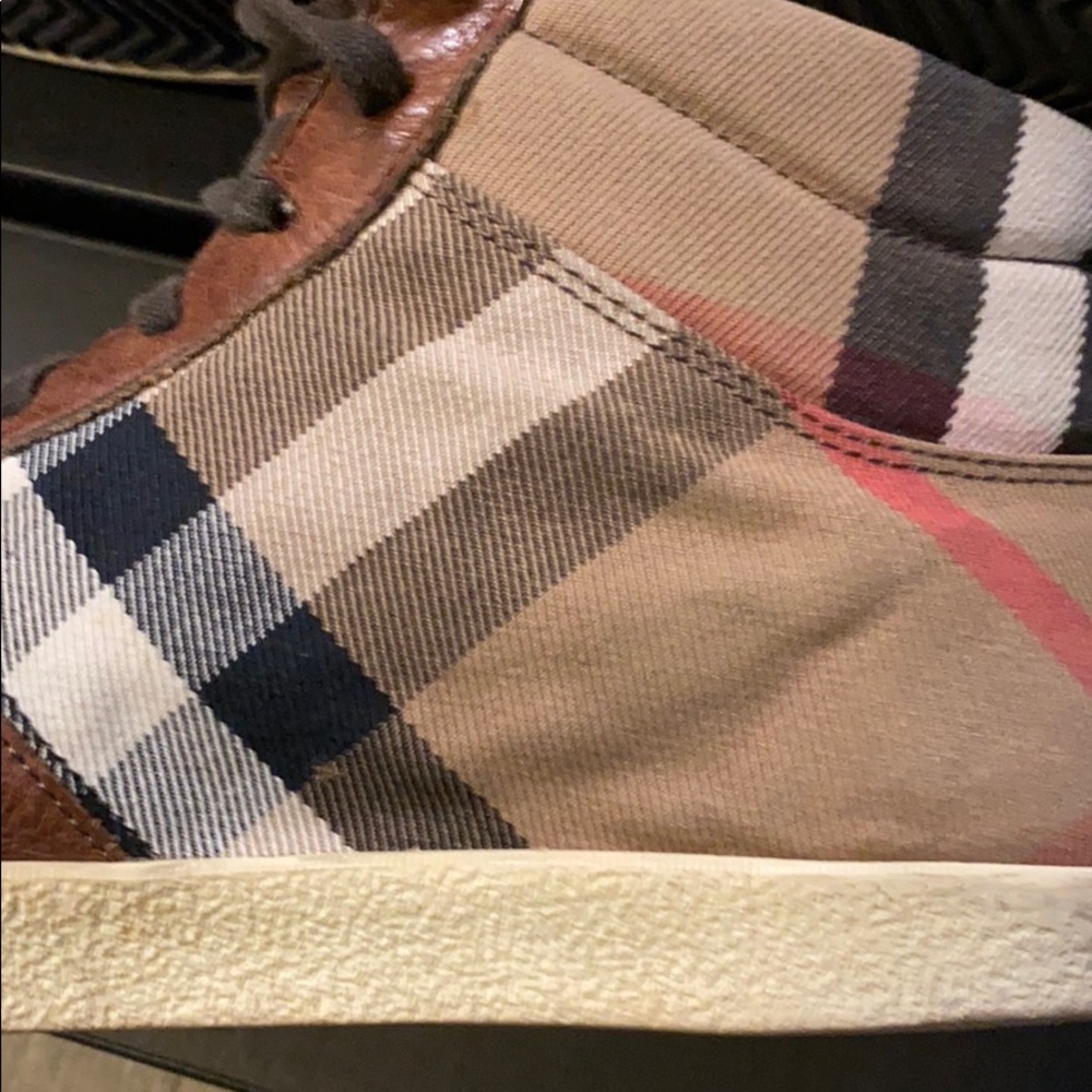 Burberry high top sneakers